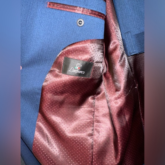 LanFranco “London Fit” French Blue Tonal 2-piece suit - Picture 4 of 7